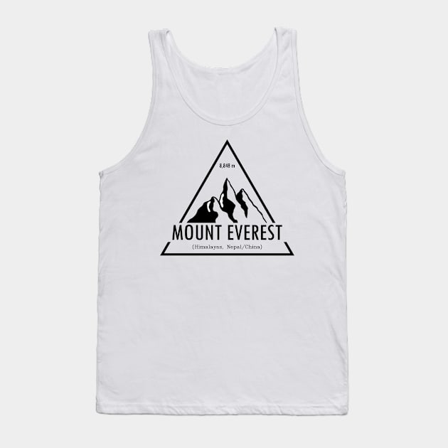 Mount Everest Tank Top by simbamerch